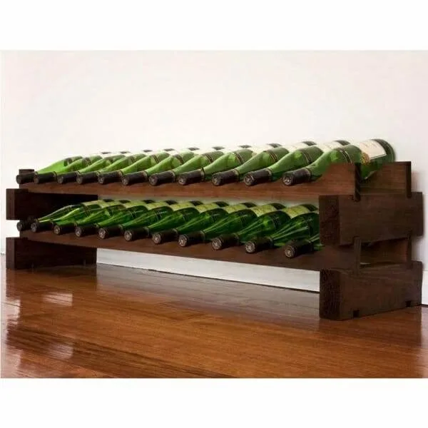 Modularack 2×11 22 Bottle, Stained