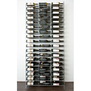 Evolution Wine Tower 92″ | Metal and Acrylic Freestanding Wine Rack (162 bottles-648 bottles)