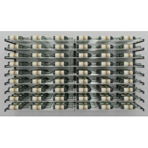 Evolution Series Wine Wall 45″ Wall Mounted Wine Rack Kit (54 to 162 bottles)