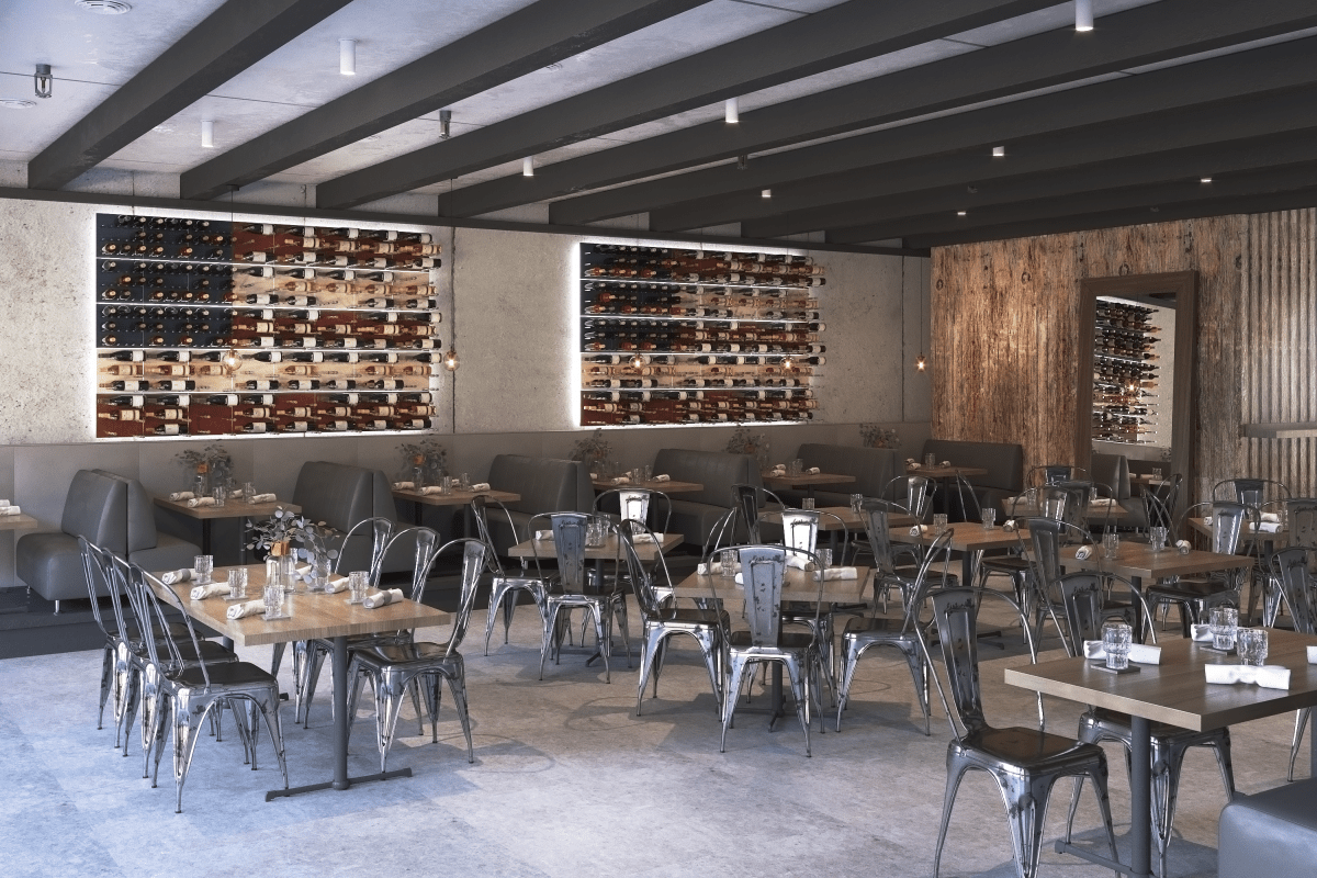 Restaurant Wine Wall