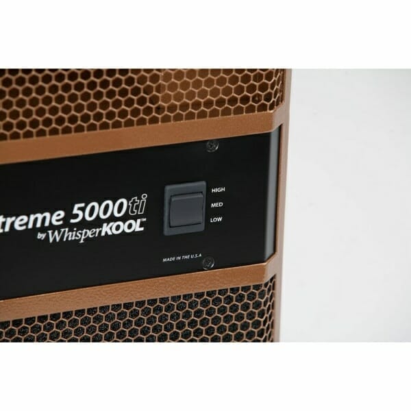 WhisperKOOL Extreme 5000ti air purifier with whispercool technology.
