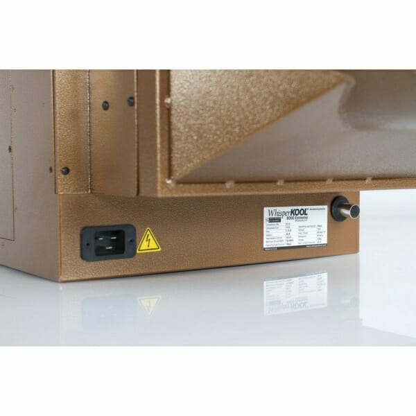 brown, box, WhisperKOOL Fully Ducted Extreme 8000tiR label