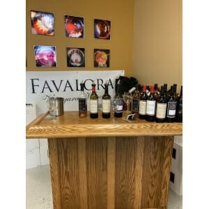 A Chardonnay bar showcasing Favalora's signature 2018 vintage.