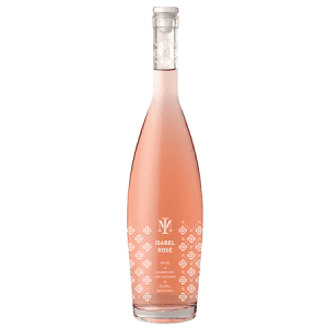 A 2018 Isabel Rose of Cabernet Sauvignon by Michael Mondavi featuring a patterned bottle.
