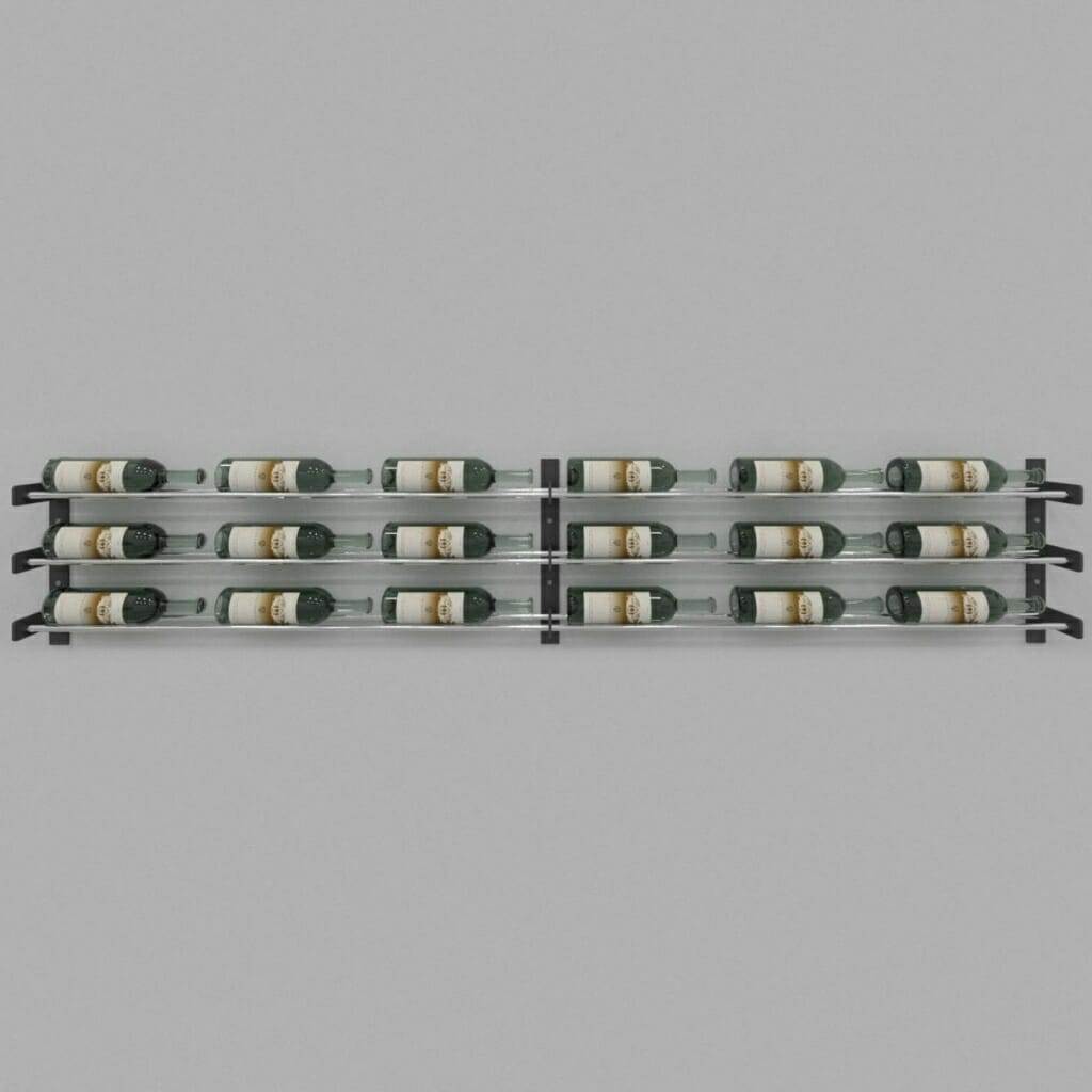 Evolution Series Wine Wall, Wall Mounted, Wine Rack, 9 to 27 bottles