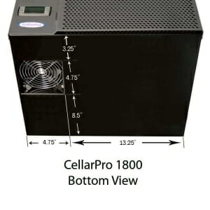 CellarPro 1800QTL Cooling Unit view.