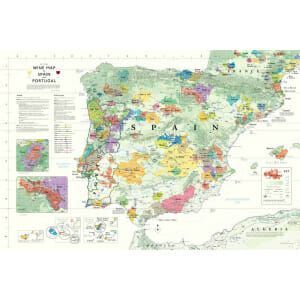 Iberian Peninsula Wine Map