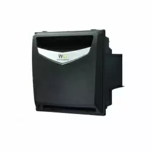 wg-humidifier-freestand-1.jpg A Wine Guardian Integrated Humidifier with a black cover on a white background.