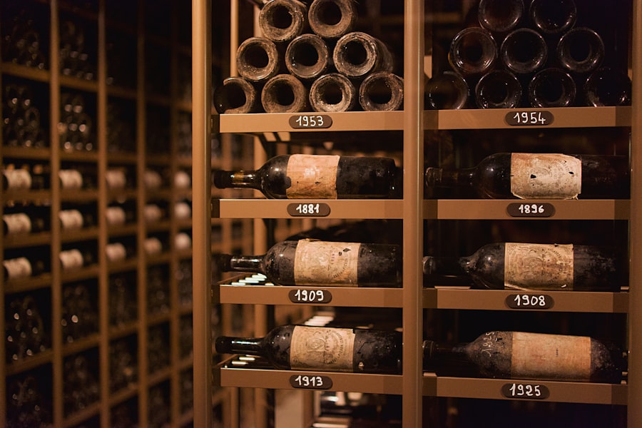 Photo Wine barrel shelves