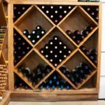 Photo Wine barrel shelves