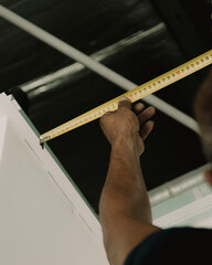 Measuring a space for a custom wine cellar design