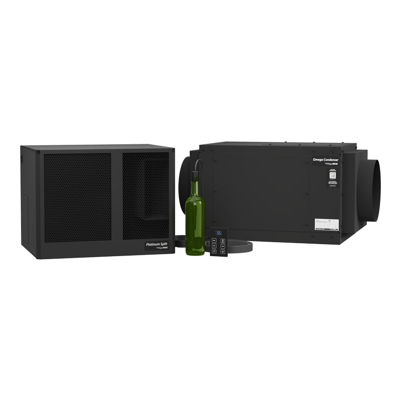 WhisperKOOL Platinum Split 4000 ductless with OMEGA 110V condenser
